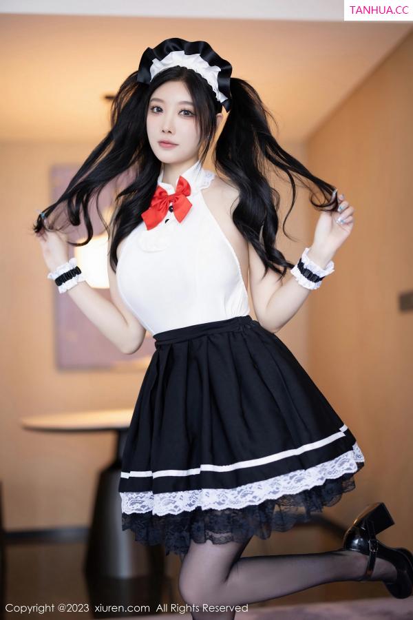 杨晨晨 sugar小甜心CC [XiuRen]高清写真图 2023.10.31 No.7590 杨晨晨Yome 黑丝美臀第3张图片